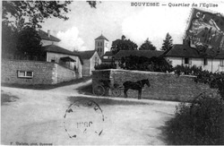 Bouvesse quirieu, quartier de l'église, 1916, p 32, l'Isère les 533 communes - F. Vialatte, phot. Oyonnax.tif
