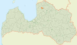 Бривземниекская волость на карте