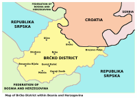 Brčko District and Brčko town