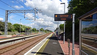 <span class="mw-page-title-main">Breich railway station</span> Railway station in West Lothian, Scotland