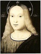 若いキリストの肖像、(1510年代） ブルックリン美術館 蔵