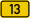 Bundesstrasse 13 number.svg