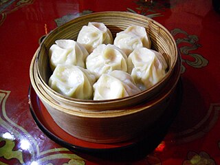 <span class="mw-page-title-main">Buuz</span> Type of Mongolian steamed meat dumpling