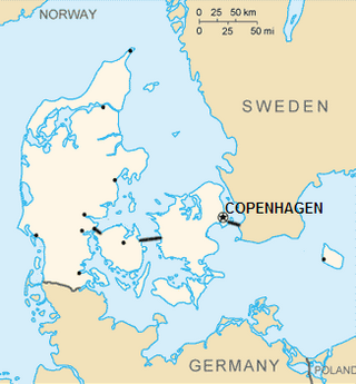 Копэнгавн на карте