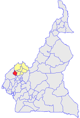 Departemen lokasi di Kamerun