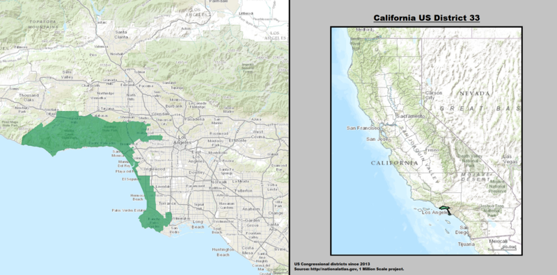 California US Congressional District 33 (since 2013).tif