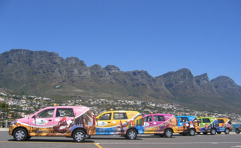 File:Cape Town Taxicab in Campsbay.jpg