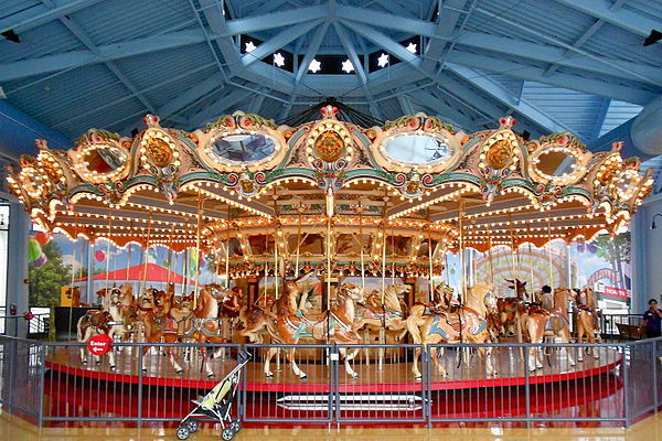 The Woodside Amusement Park Carousel, now at the Please Touch Museum