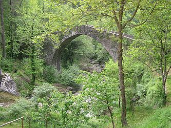 Castiglione di Garfagnana:Il ponte medioevale