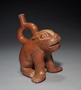 Ceramic depicting a sea lion pup