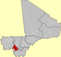 Circondario di Kati – Localizzazione