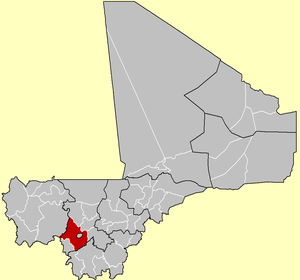 Lokasi Kati Cercle di Mali