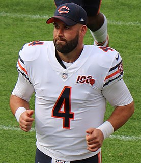 William Chase Daniel is an American football quarterback for the Los Angeles Chargers of the National Football League (NFL). He played college football at Missouri and was signed by the Washington Redskins as an undrafted free agent in 2009. Daniel has also played for the Kansas City Chiefs, Philadelphia Eagles, New Orleans Saints, Chicago Bears, and Detroit Lions.