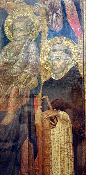 File:Cimabue (scuola), maestà coi ss. francesco e domenico, 04.jpg