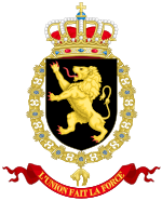 Coat of Arms of Leopold II and Albert I of Belgium (Order of the Golden Fleece).svg
