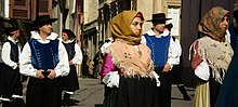 Abiti tradizionali di Iglesias alla processione di Sant'Efisio