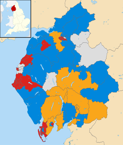 Cumbria INGGRIS pilkada 2013 peta.svg