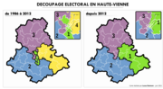 Vignette pour Liste des circonscriptions législatives de la Haute-Vienne