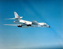 Rockwell B-1A prototype in flight in 1975 DC-10 - C-5A - B-1 AIRCRAFT - NARA - 17445094.jpg