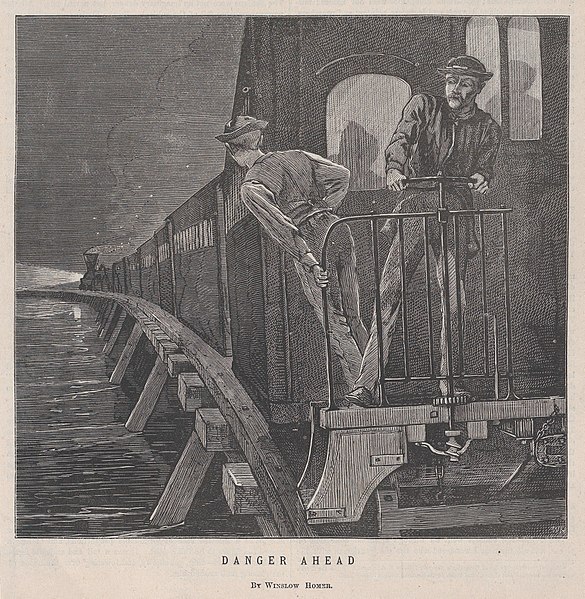 File:Danger Ahead – By Winslow Homer (Appleton's Journal, Vol. III) MET DP875259.jpg