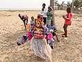 Danse de masque Caleta sur une plage de Cotonou au Bénin 03