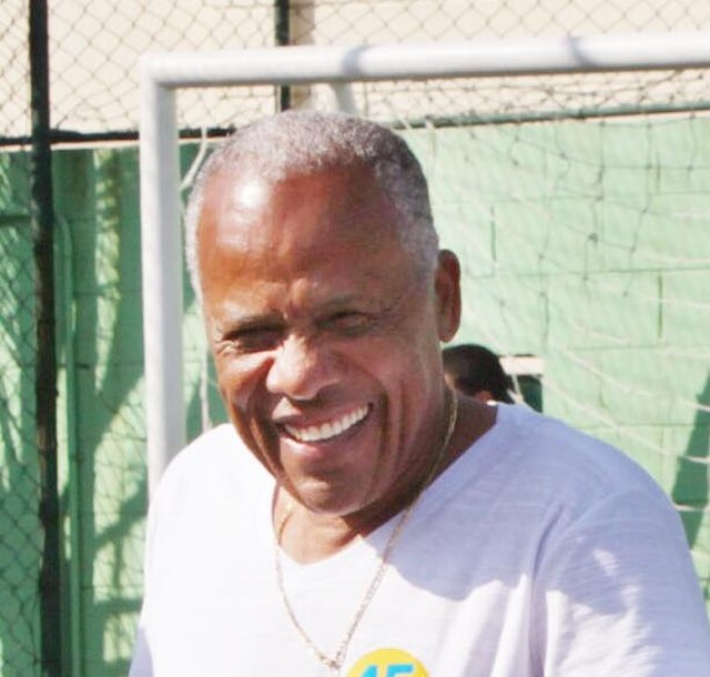 Dario (here pictured in 2014) was the top goalscorer and led Galo to triumph in the 1971 Brasileirão.