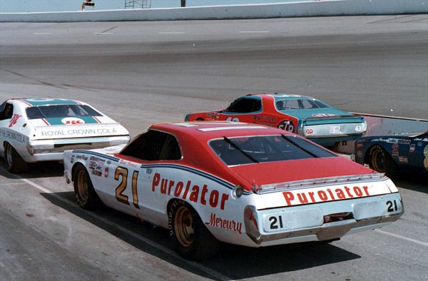 Pearson's No. 21 Mercury owned by the Wood Brothers