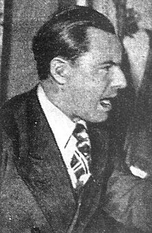 Picture of Léon Degrelle shouting