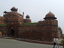 Delhi fort or Lal Qila (Red Fort), Naubat Khana, Diwan-i-am, Mumtaz Mahal' Rang Mahal, B 2012-09-14 17-18-20.jpg