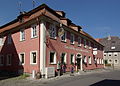 * Nomination Germany, Dettelbach, Bamberger Str. 15, "Golden eagle" inn --Berthold Werner 12:45, 28 July 2011 (UTC) * Decline disturbing shadows in the bottom right corner and at left, tight cropped at top, chromatic aberrations, perspective distortions --Carschten 12:37, 4 August 2011 (UTC)