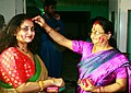 Devi Baran and Sindur Khela during 2016 Durga puja in Kolkata 31