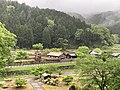 Distant view of restored town of Ichijodani