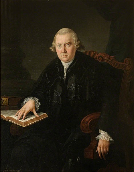 Portrait of Dr John Gregory, painted by George Chalmers.
