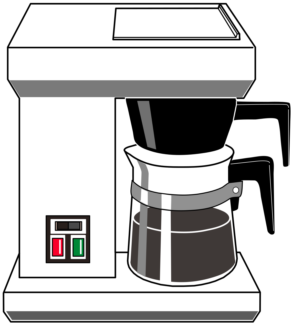 Download File:Drip coffee maker.svg - Wikimedia Commons