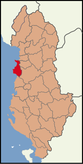 Durrës District Defunct (2000) Albanian administrative area