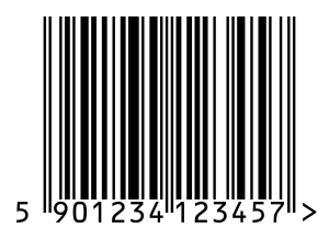 European Article Number: Standard describing a barcode symbology and numbering