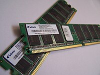 主記憶装置の一種（RAM）