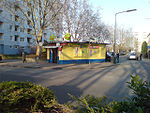 Frankfurt Hausen, Ellerfeld, bis 1986 Wartehalle der Straßenbahn Linie 18