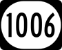 Kentucky Route 1006 marker