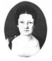 Emilie Reinbeck geb. Hartmann (1794-1946), Elfenbeinminiatur von Mariette Zöppritz geb. Hartmann (1802-1874).