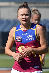 Emily Bates was selected second by the Brisbane Lions Emily Bates 19.03.17.jpg