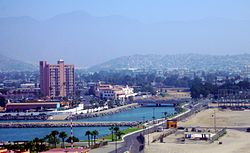 Panorama over Ensenada