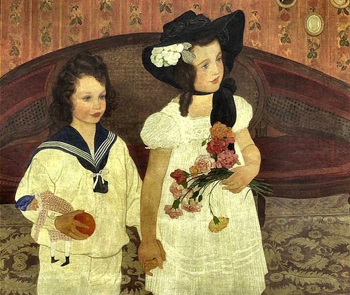 File:Ernest Biéler Deux fillettes.jpg