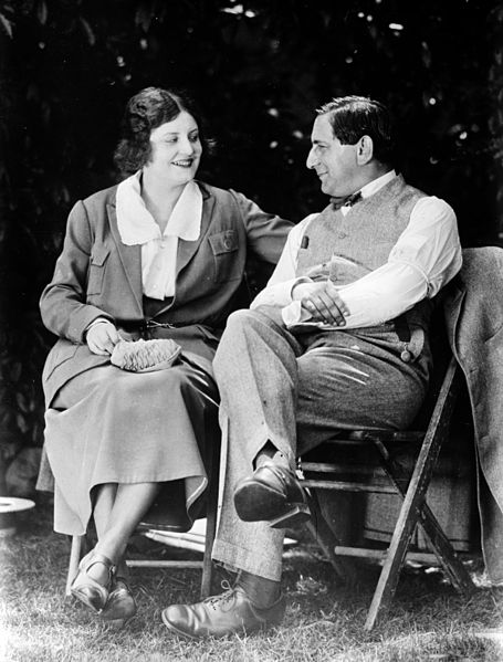 Lubitsch and his wife, Helene Kraus