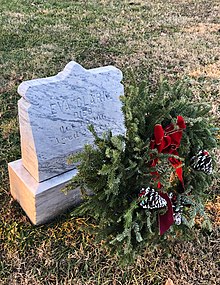 Eva Clark's headstone