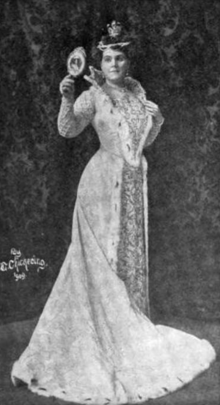 Portrait of Evgenia Bronskaya from National Magazine, Volume 32, April 1910, page 68