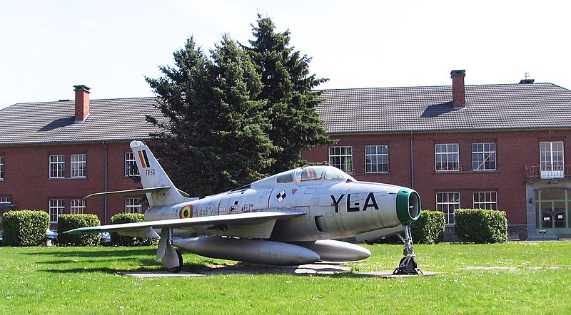 File:F-84F of Belgian Air Force.JPG