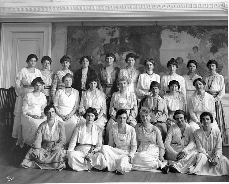 File:Faculty of the department of home economics about 1918-19. In the first row, from - (3856196872).jpg
