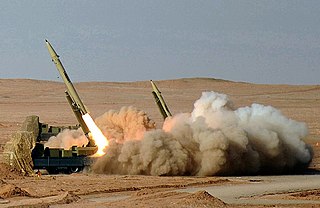 <span class="mw-page-title-main">Fateh-110</span> Iranian tactical short-range ballistic missile