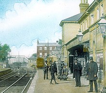 Faversham Railway Station 1898